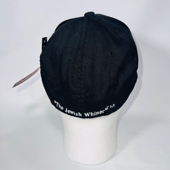 Oy Vey Cabernet "The Jewish Whiner" Hat Black Fitted L-XL - Picture 3 of 8
